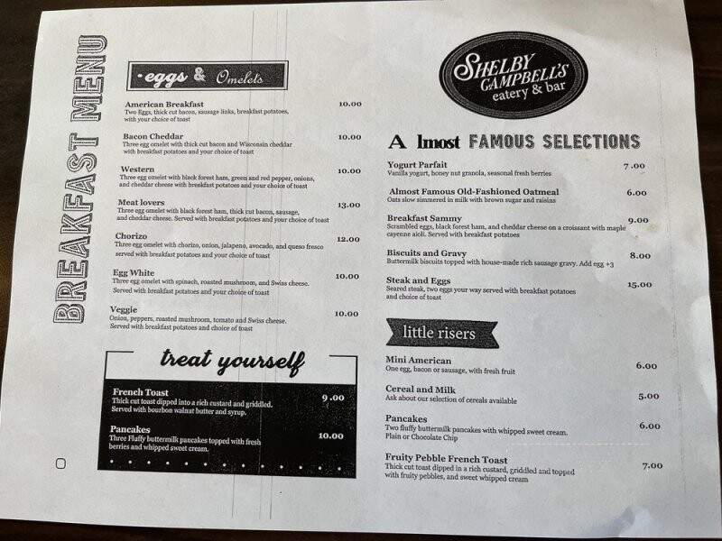 Shelby Campbell's Eatery & Bar - Pleasant Prairie, WI