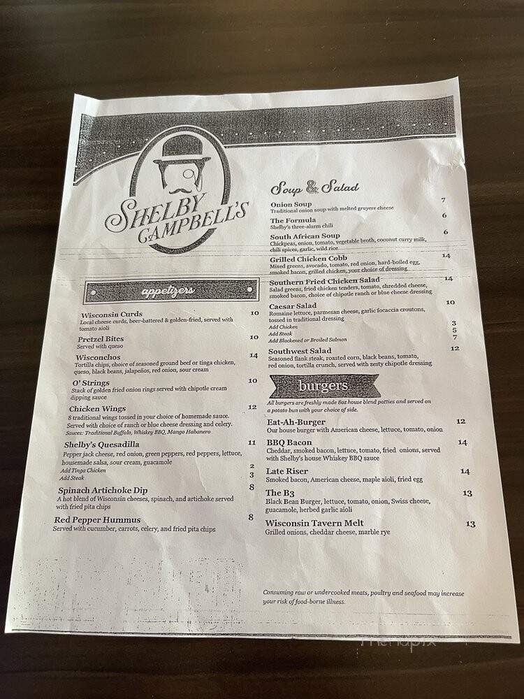 Shelby Campbell's Eatery & Bar - Pleasant Prairie, WI