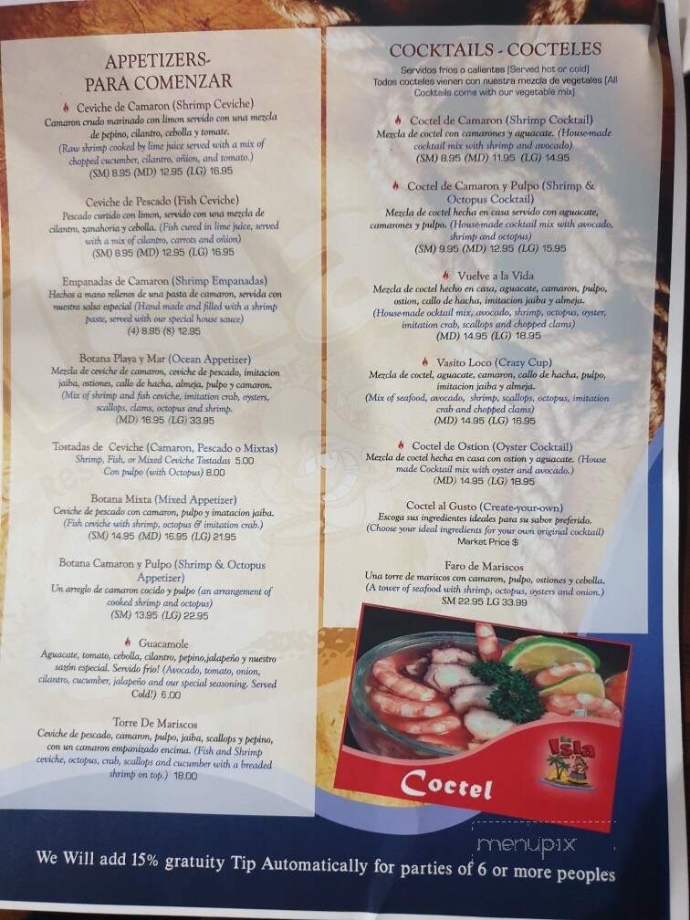 La Isla - South Sioux City, NE menu_pic