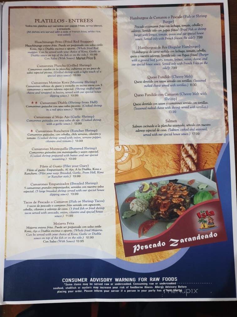 La Isla - South Sioux City, NE menu_pic