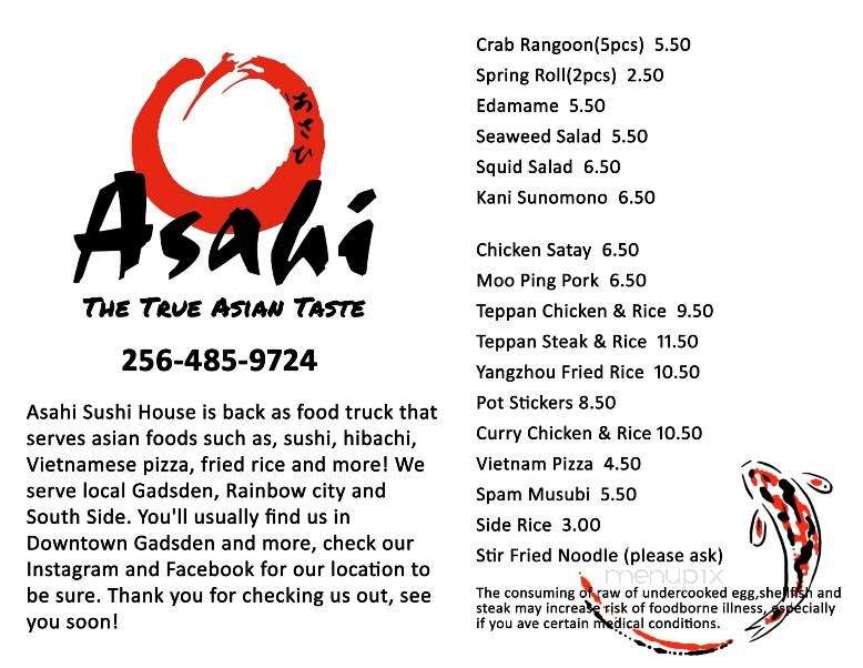 Asahi Sushi House - Gadsden, AL