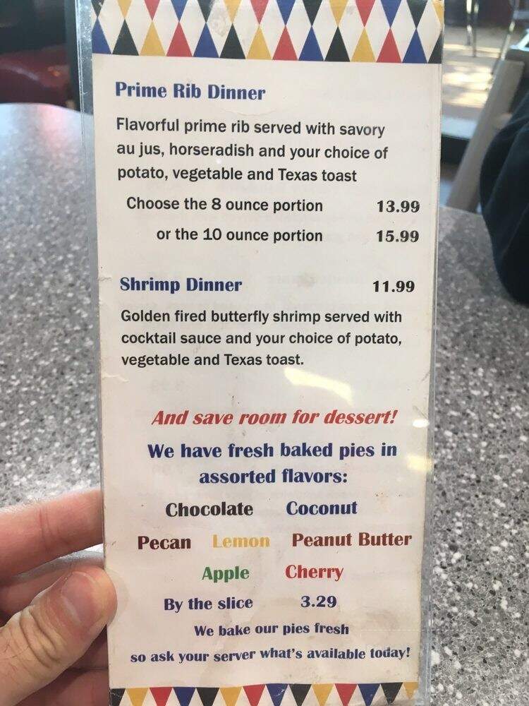 Happy Days Diner - Pauls Valley, OK menu_pic