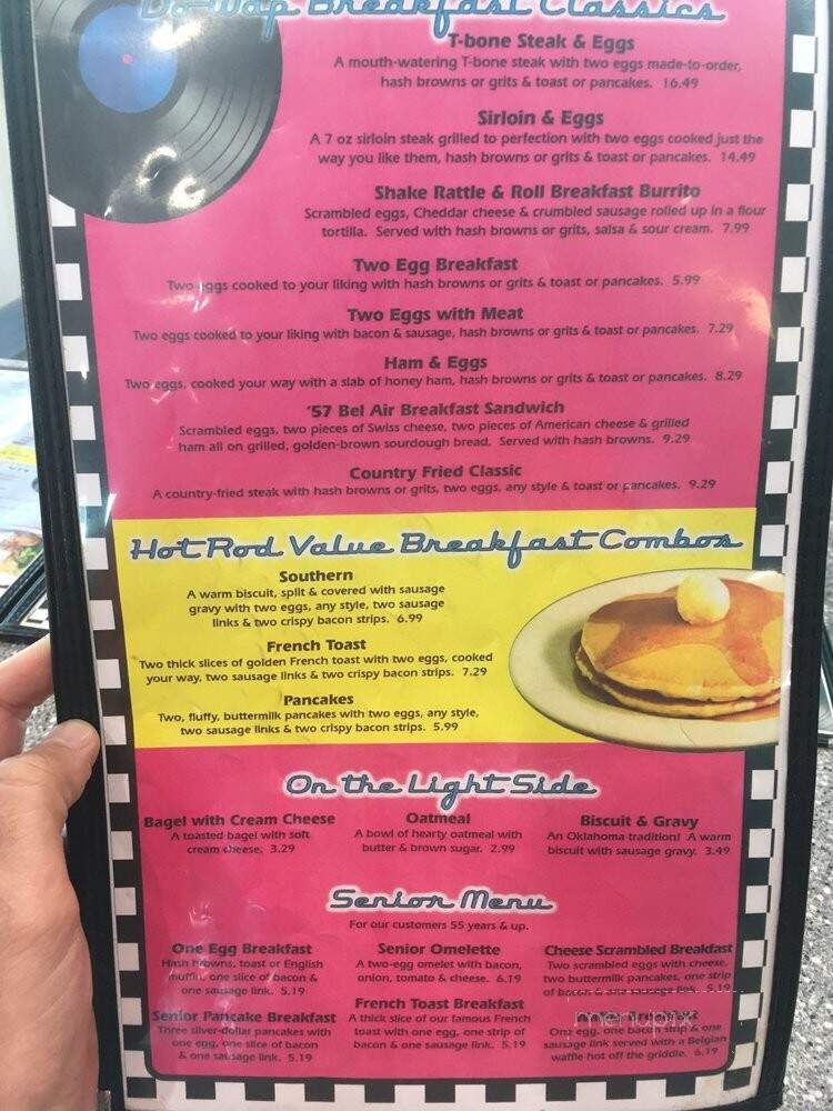 Happy Days Diner - Pauls Valley, OK menu_pic