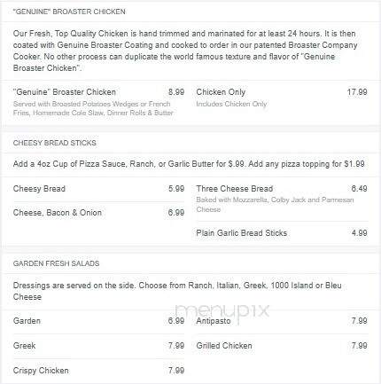 Father & Son Pizzeria - Chesterfield, MI menu_pic