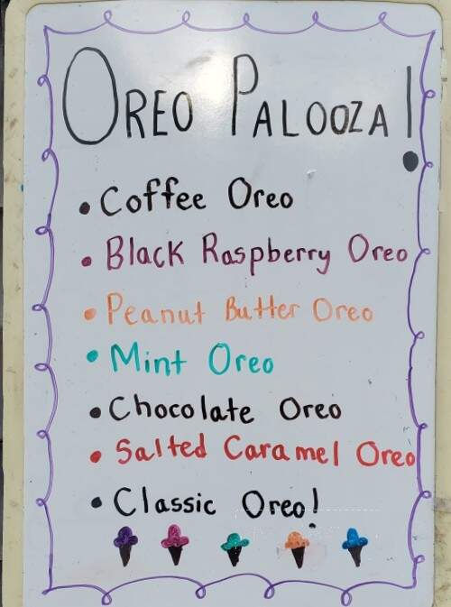 Farfar's Danish Ice Cream Shop - Duxbury, MA menu_pic