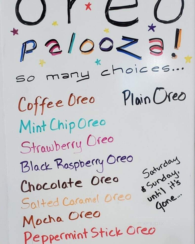 Farfar's Danish Ice Cream Shop - Duxbury, MA menu_pic