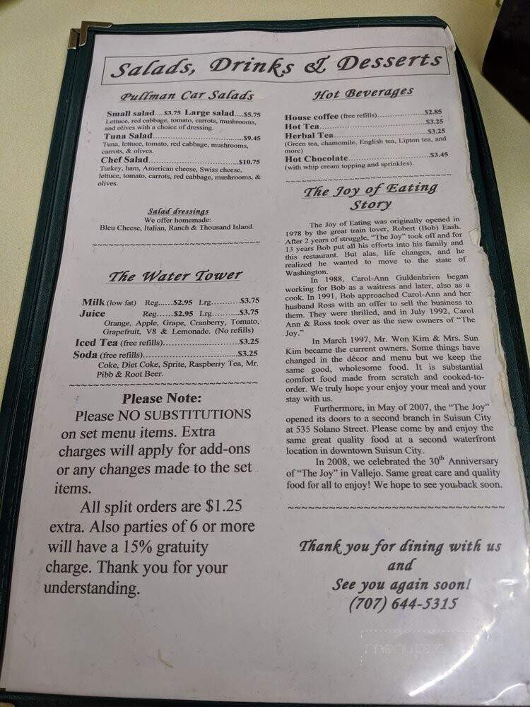 Joy Of Eating Restaurant - Vallejo, CA