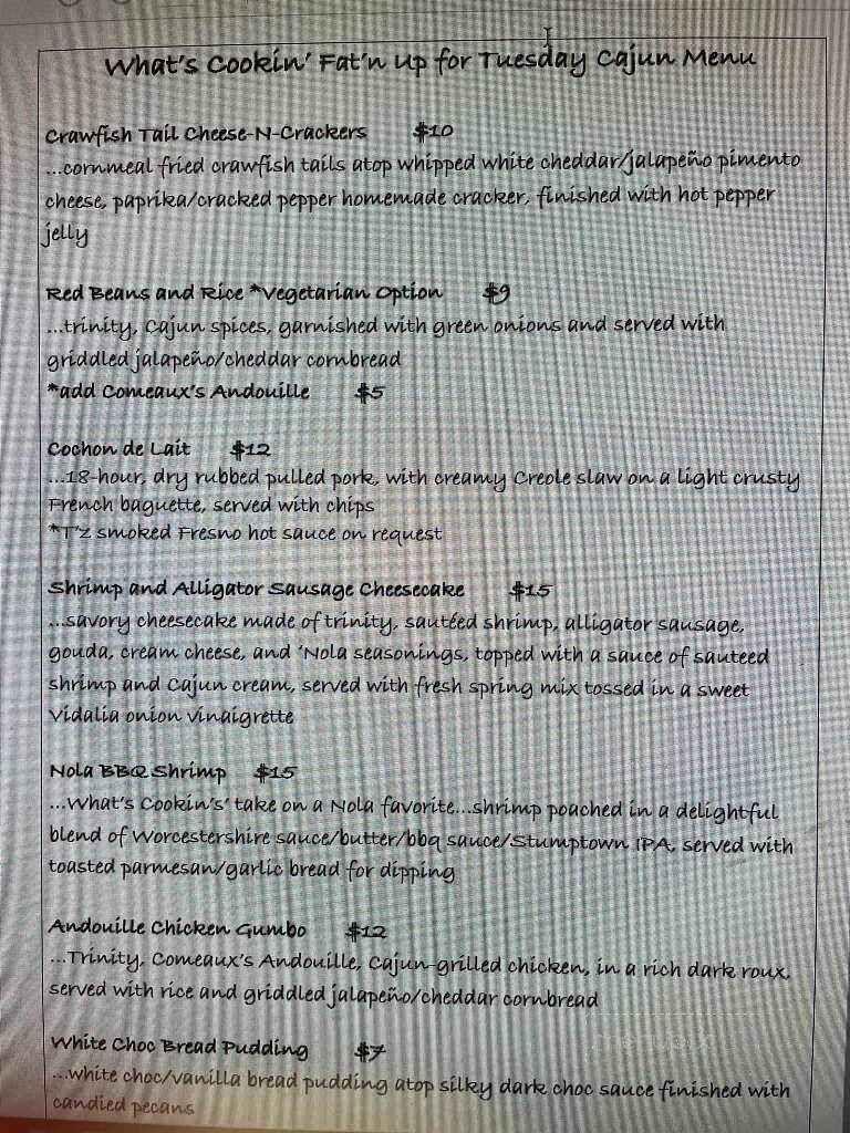 Stumptown Ales - Davis, WV menu_pic