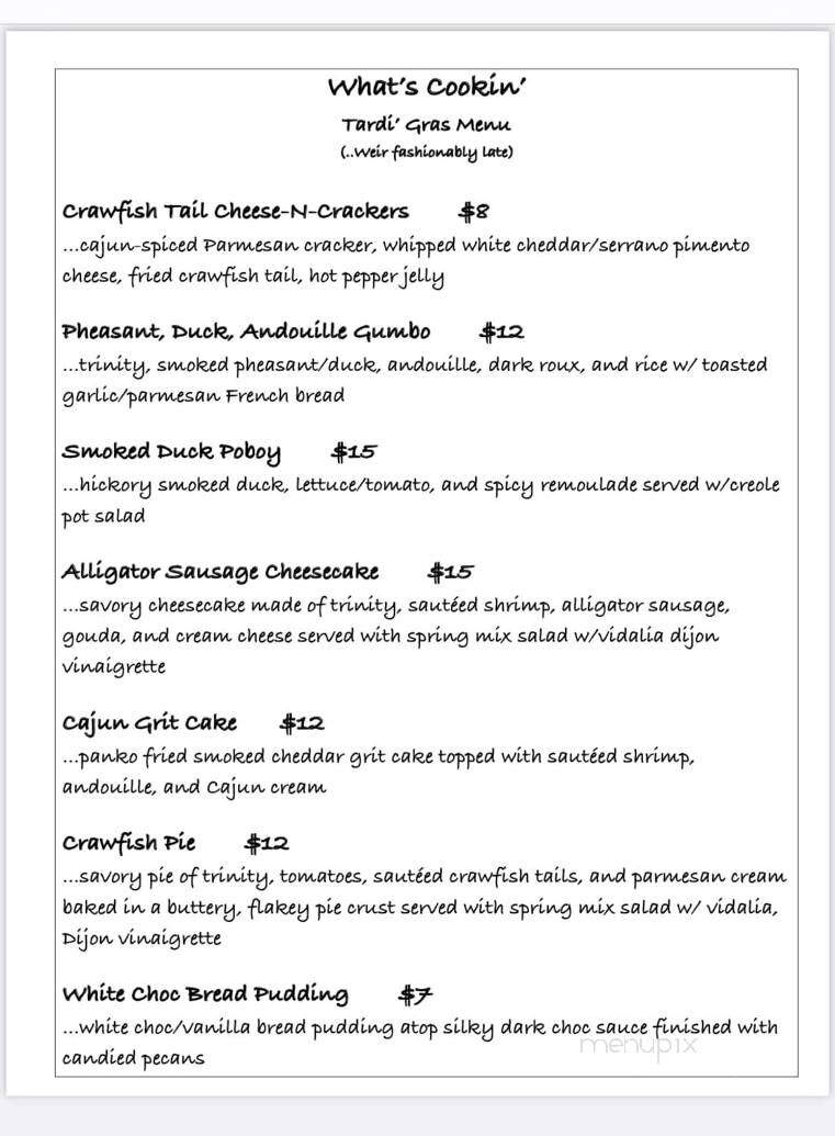 Stumptown Ales - Davis, WV menu_pic