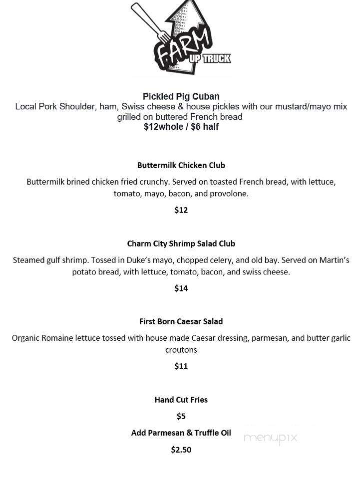 Stumptown Ales - Davis, WV menu_pic
