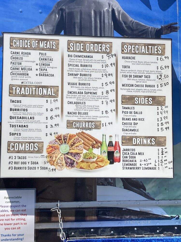 Taqueria Doblado - Oconomowoc, WI menu_pic