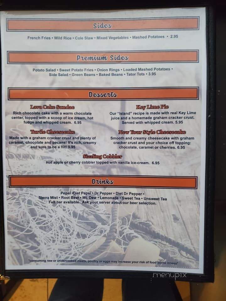 SS Dockside Cafe and Pub - Cape Fair, MO menu_pic