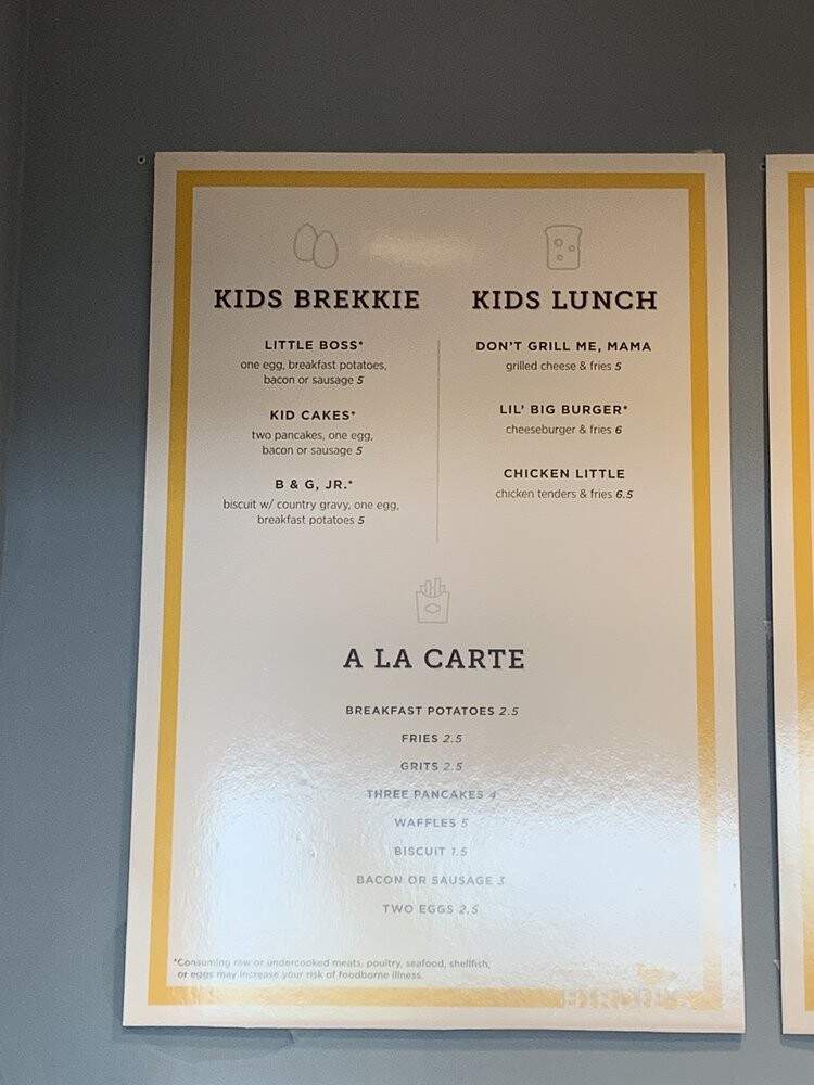 Birdies - Nolensville, TN menu_pic