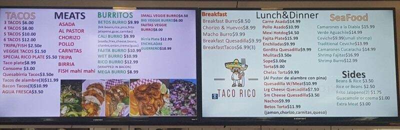 Taco Rico Bremerton - Bremerton, WA menu_pic