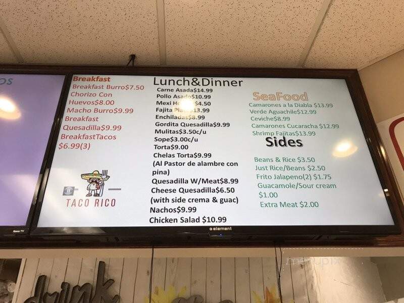 Taco Rico Bremerton - Bremerton, WA menu_pic