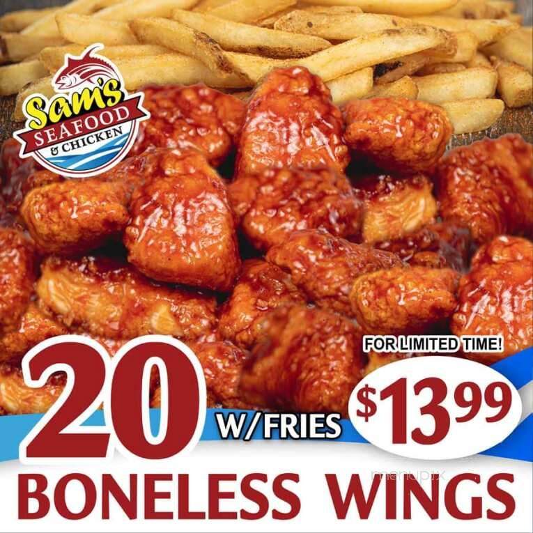 Sam's Seafood & Grill - Leesburg, FL menu_pic