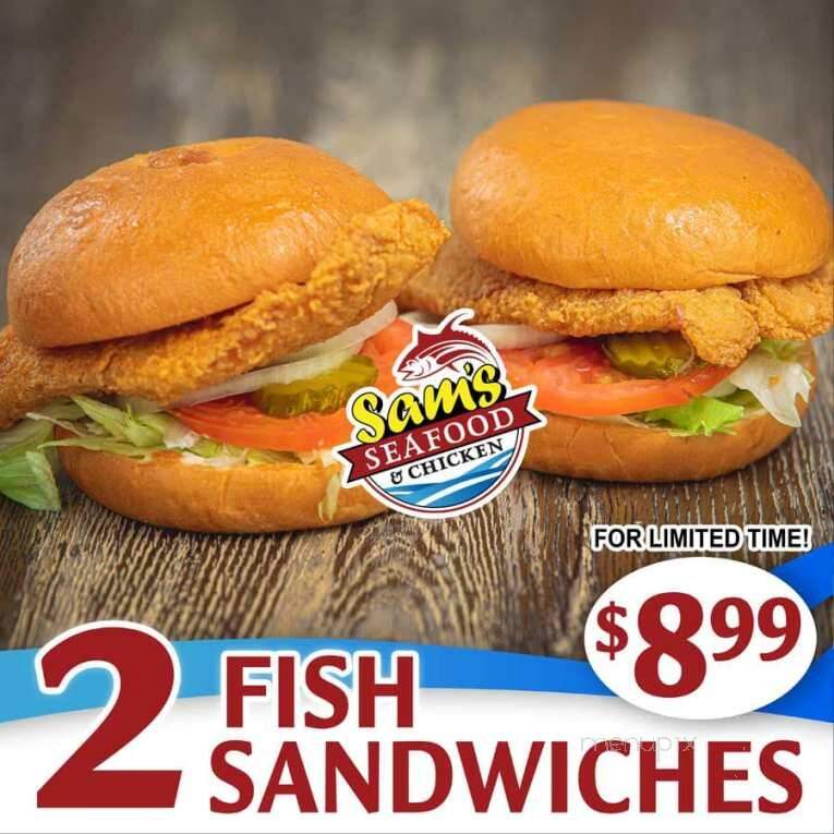 Sam's Seafood & Grill - Leesburg, FL menu_pic