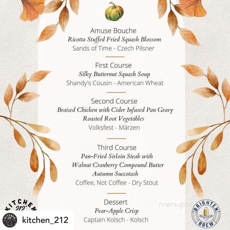 Brighten Brew - Copley, OH menu_pic