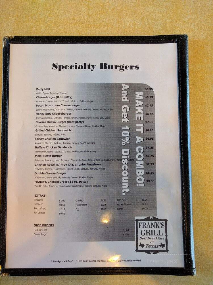 Frank's Grill - Houston, TX