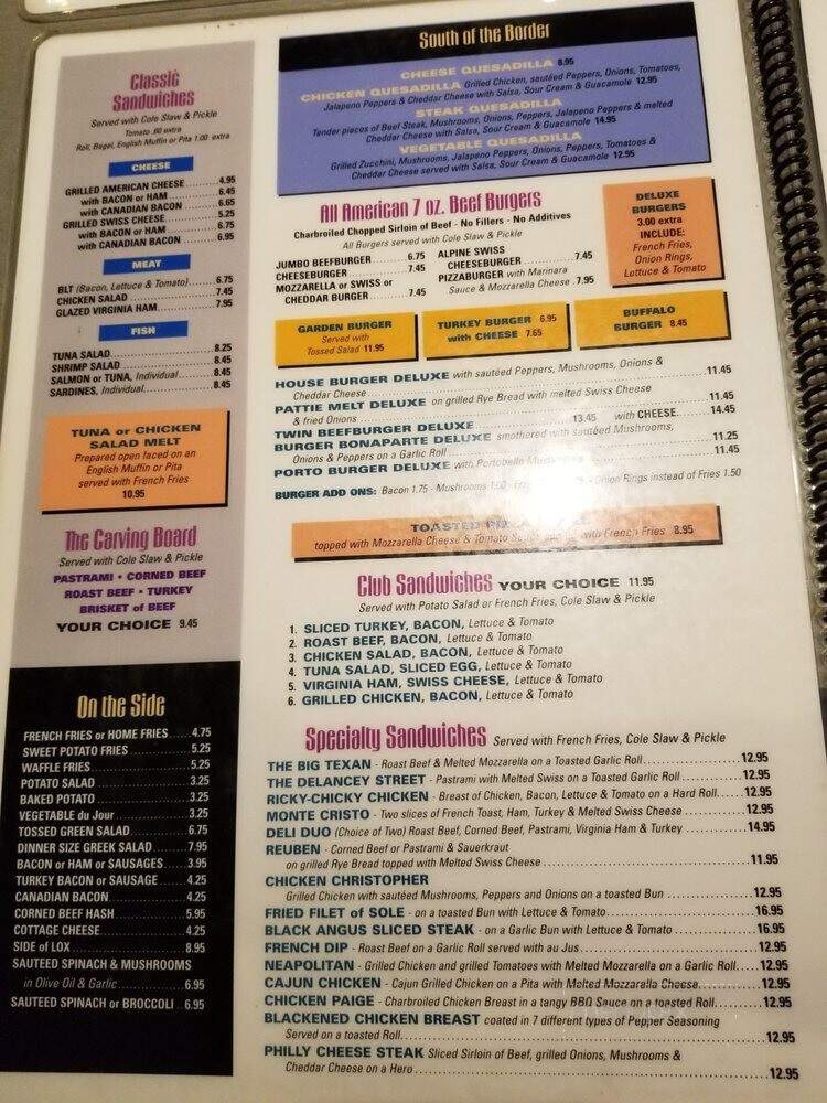 Sherwood Diner - Lawrence, NY menu_pic
