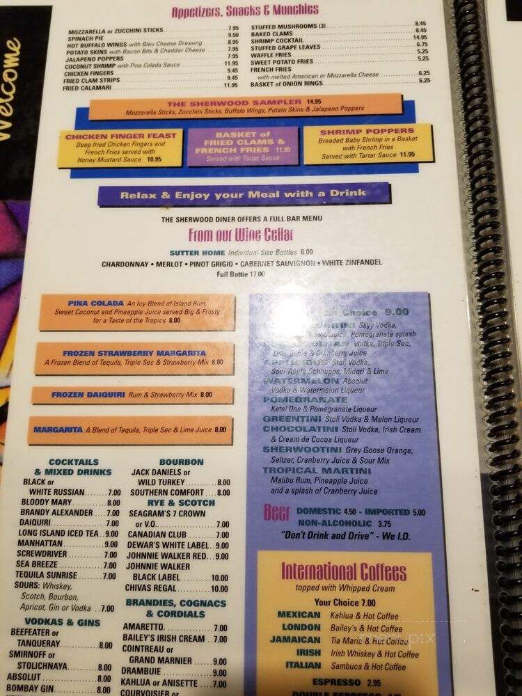 Sherwood Diner - Lawrence, NY menu_pic