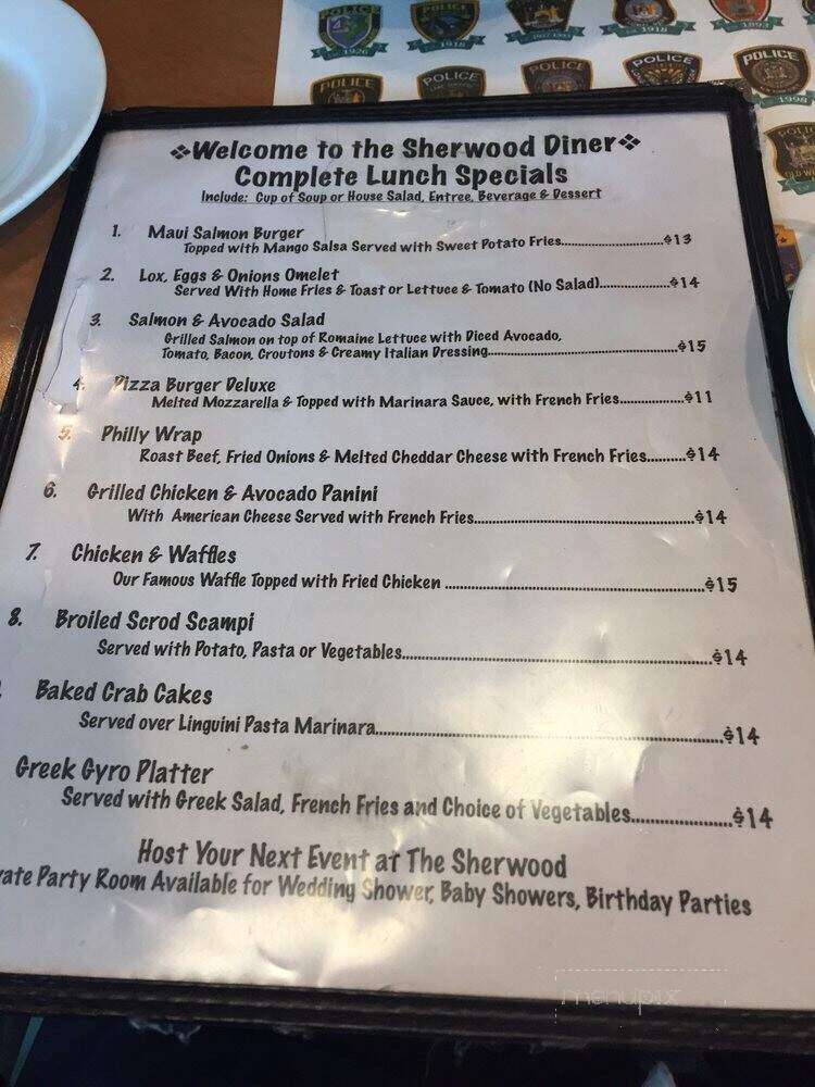 Sherwood Diner - Lawrence, NY menu_pic