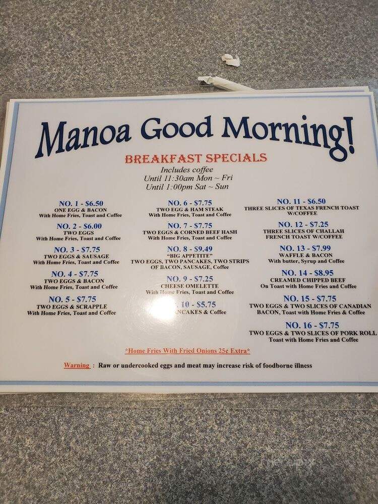 Manoa Diner & Deli - Havertown, PA