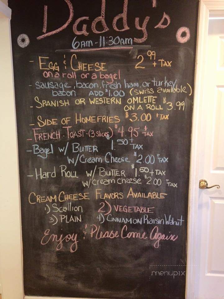Daddy's Donuts and Bake Shop - Middletown, NY menu_pic