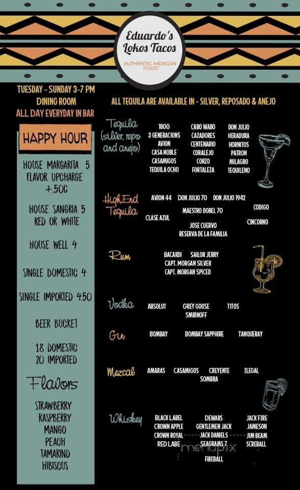 Eduardo's Lokos Tacos - Tavares, FL menu_pic