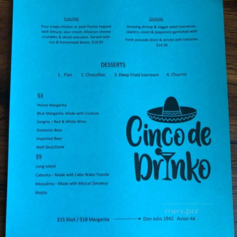 Eduardo's Lokos Tacos - Tavares, FL menu_pic