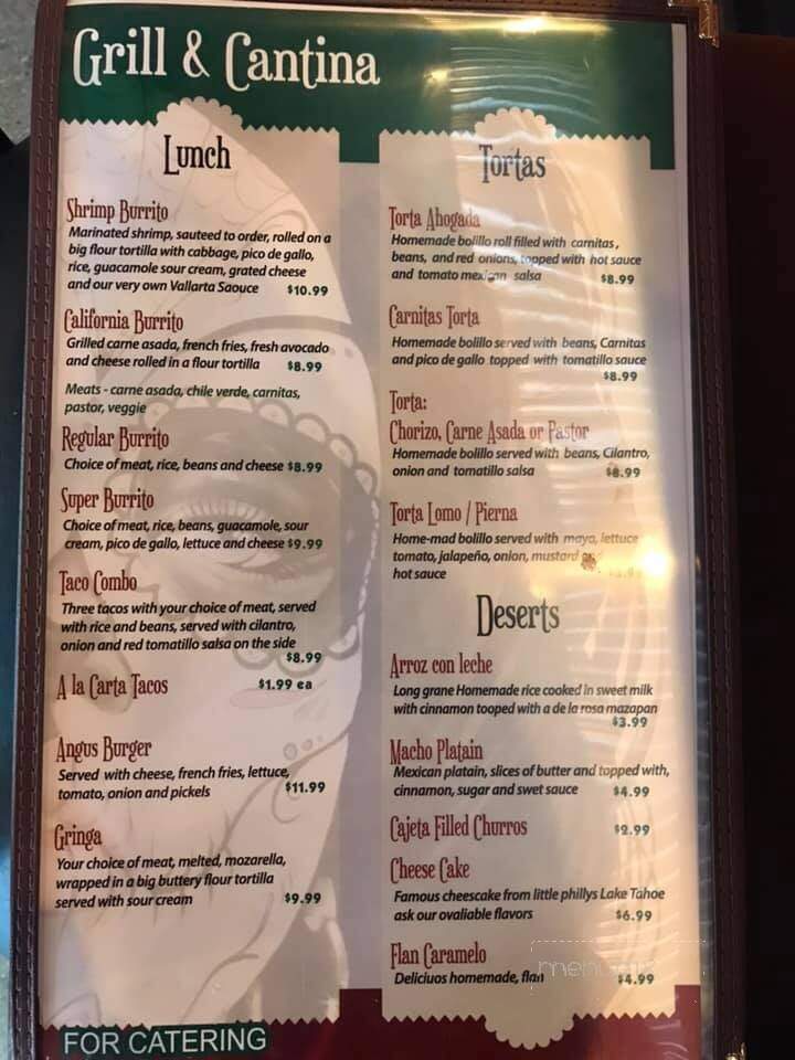Los Mexicanos - Zephyr Cove, NV menu_pic