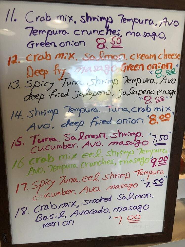 Roll n Go Sushi - Fair Oaks, CA menu_pic