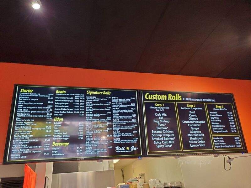 Roll n Go Sushi - Fair Oaks, CA menu_pic
