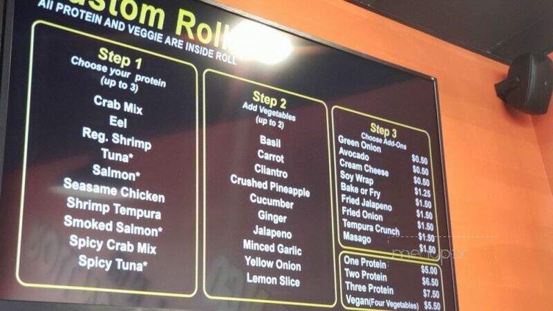 Roll n Go Sushi - Fair Oaks, CA menu_pic