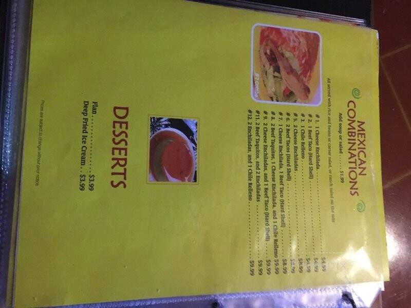 Salsa & Beer - North Hollywood, CA menu_pic