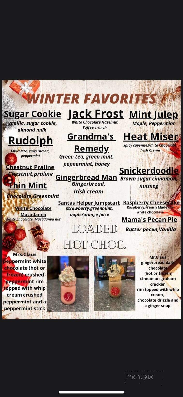 Sadie's Coffee Corner - Henderson, NC menu_pic