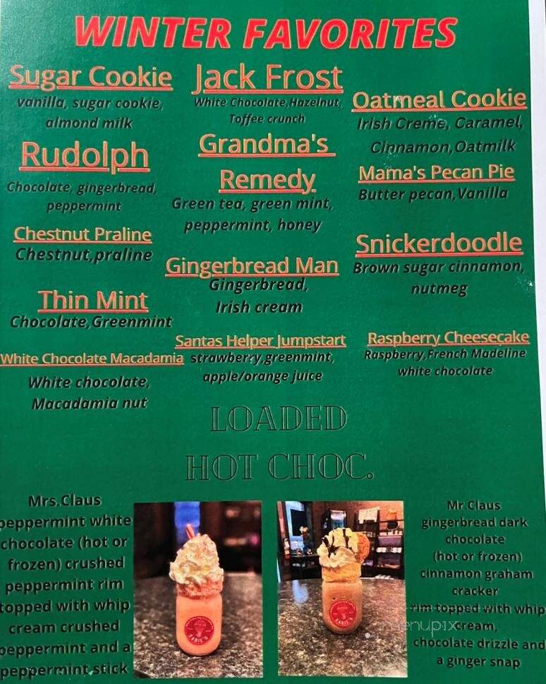Sadie's Coffee Corner - Henderson, NC menu_pic