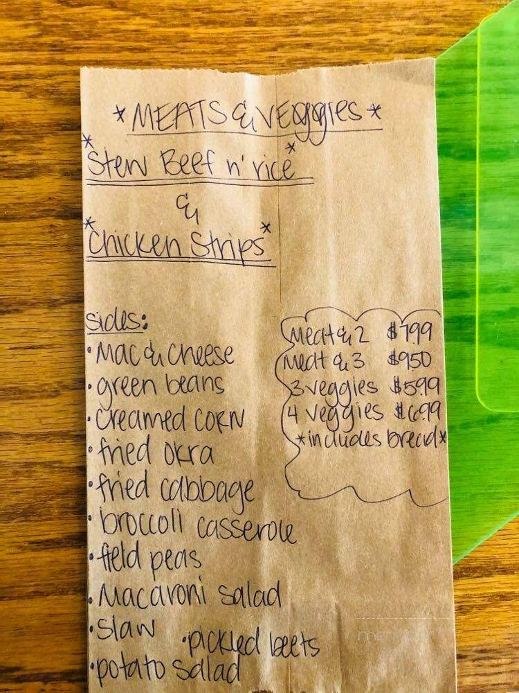 Vals Southern Kitchen - Chesnee, SC menu_pic