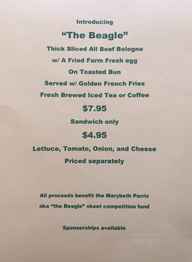 Vals Southern Kitchen - Chesnee, SC menu_pic