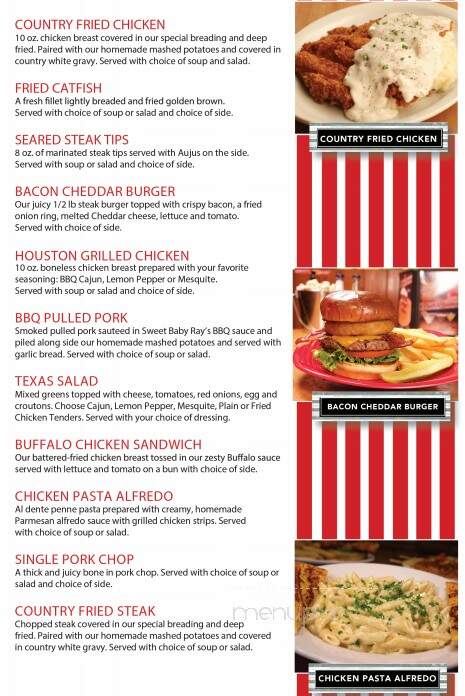 Texas Corral - Stevensville, MI menu_pic