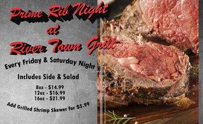 River Town Grill - Williamstown, WV menu_pic