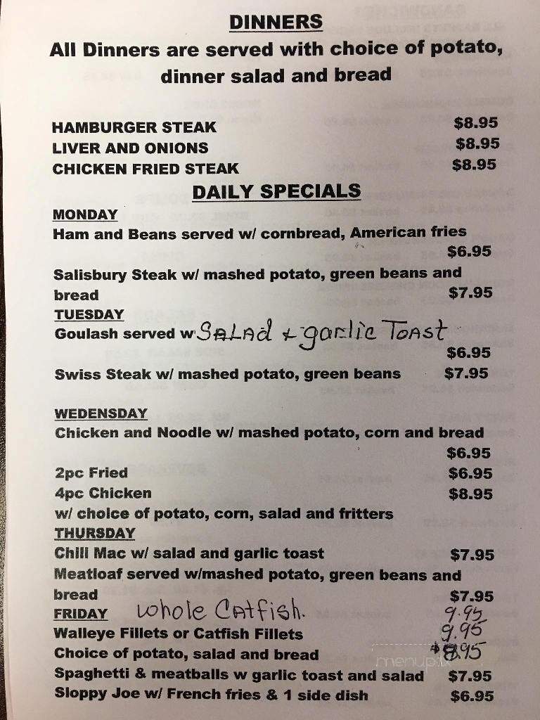 Mel's Cafe - East Peoria, IL menu_pic