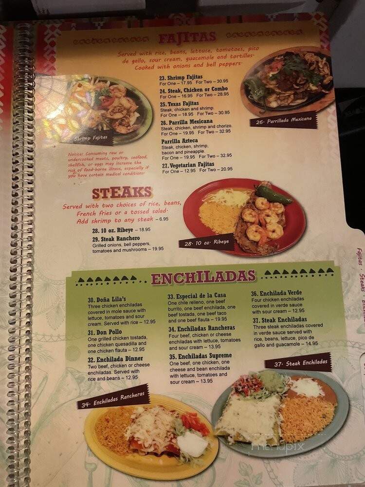 Mariachi's Mexican Grill - Gulf Breeze, FL menu_pic