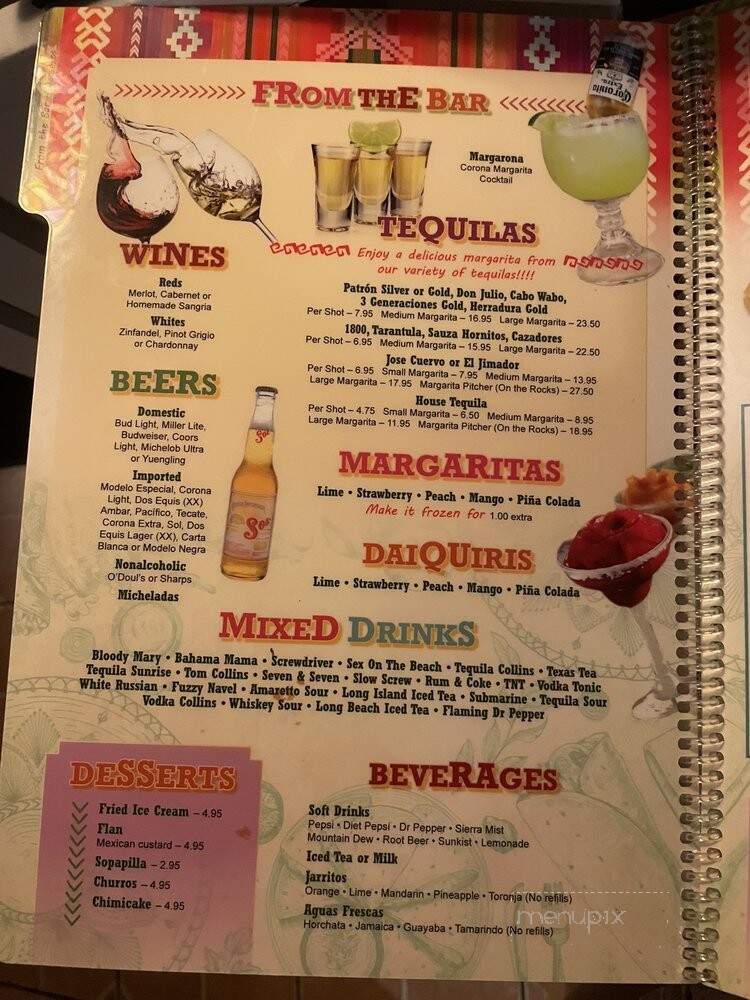 Mariachi's Mexican Grill - Gulf Breeze, FL menu_pic