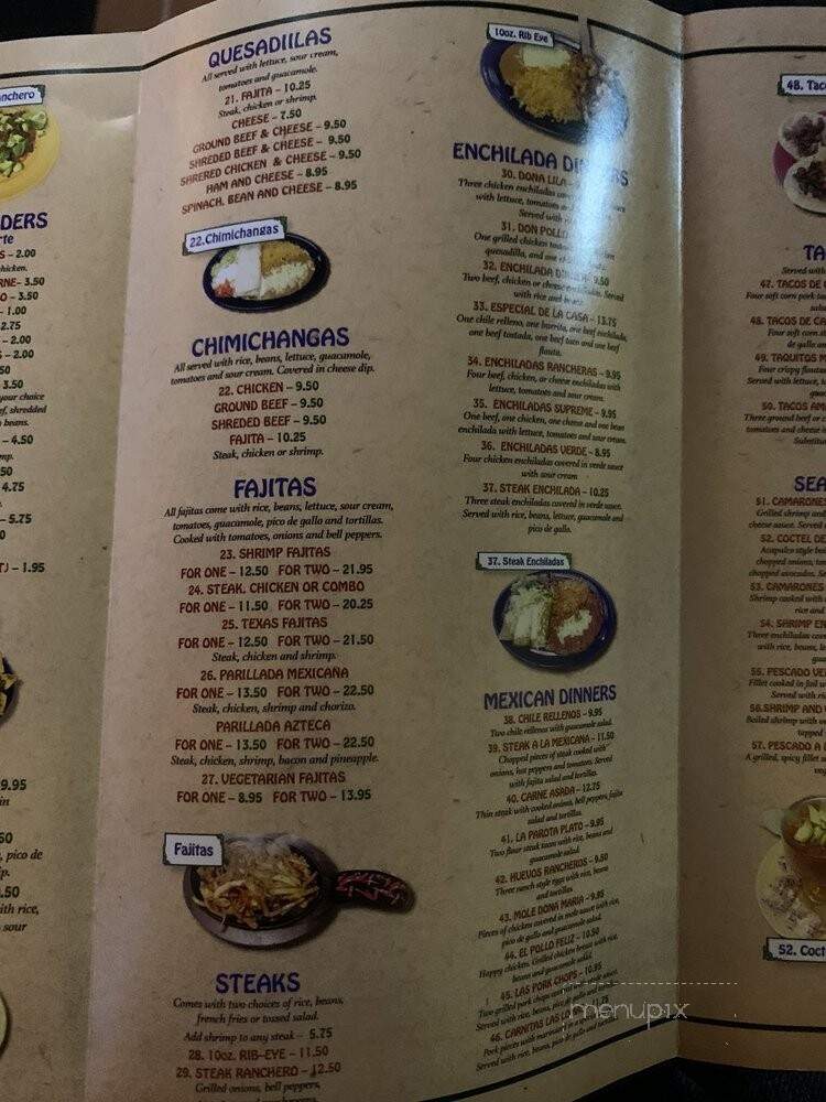 Mariachi's Mexican Grill - Gulf Breeze, FL menu_pic