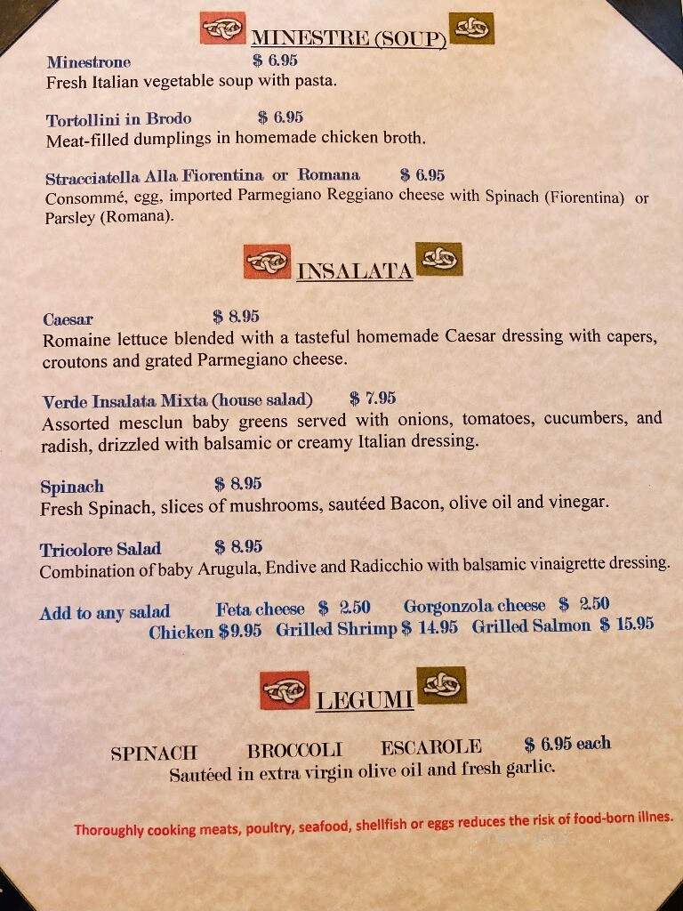 Pappadella's Restaurant - Danbury, CT menu_pic
