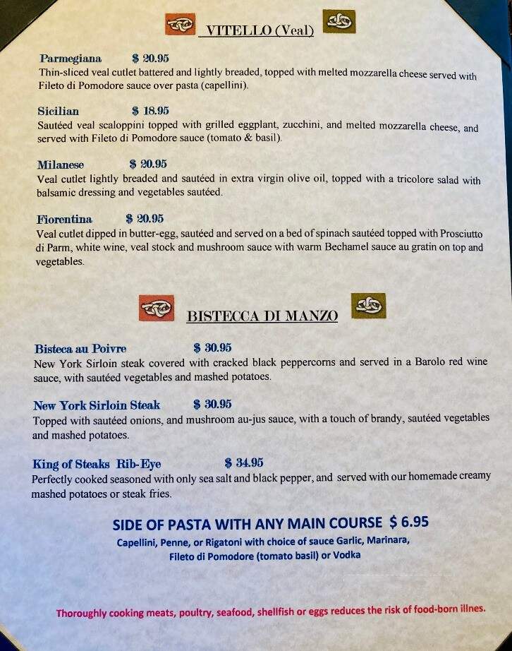 Pappadella's Restaurant - Danbury, CT menu_pic
