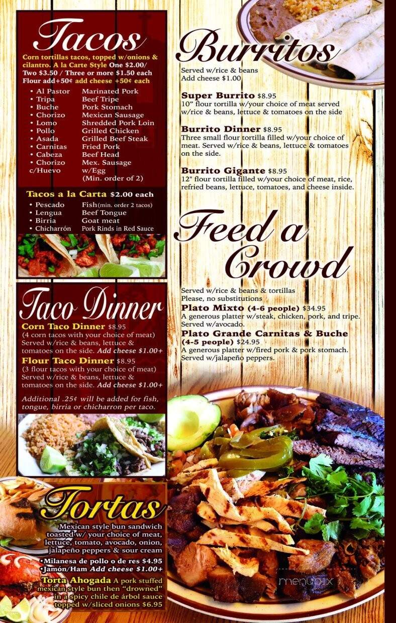 Los Altos Restaurant - Detroit, MI menu_pic