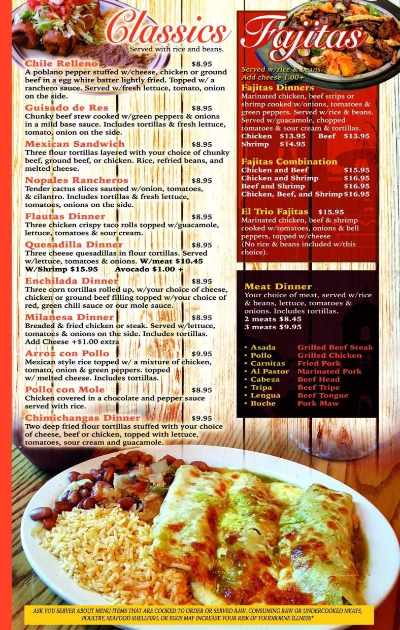 Los Altos Restaurant - Detroit, MI menu_pic