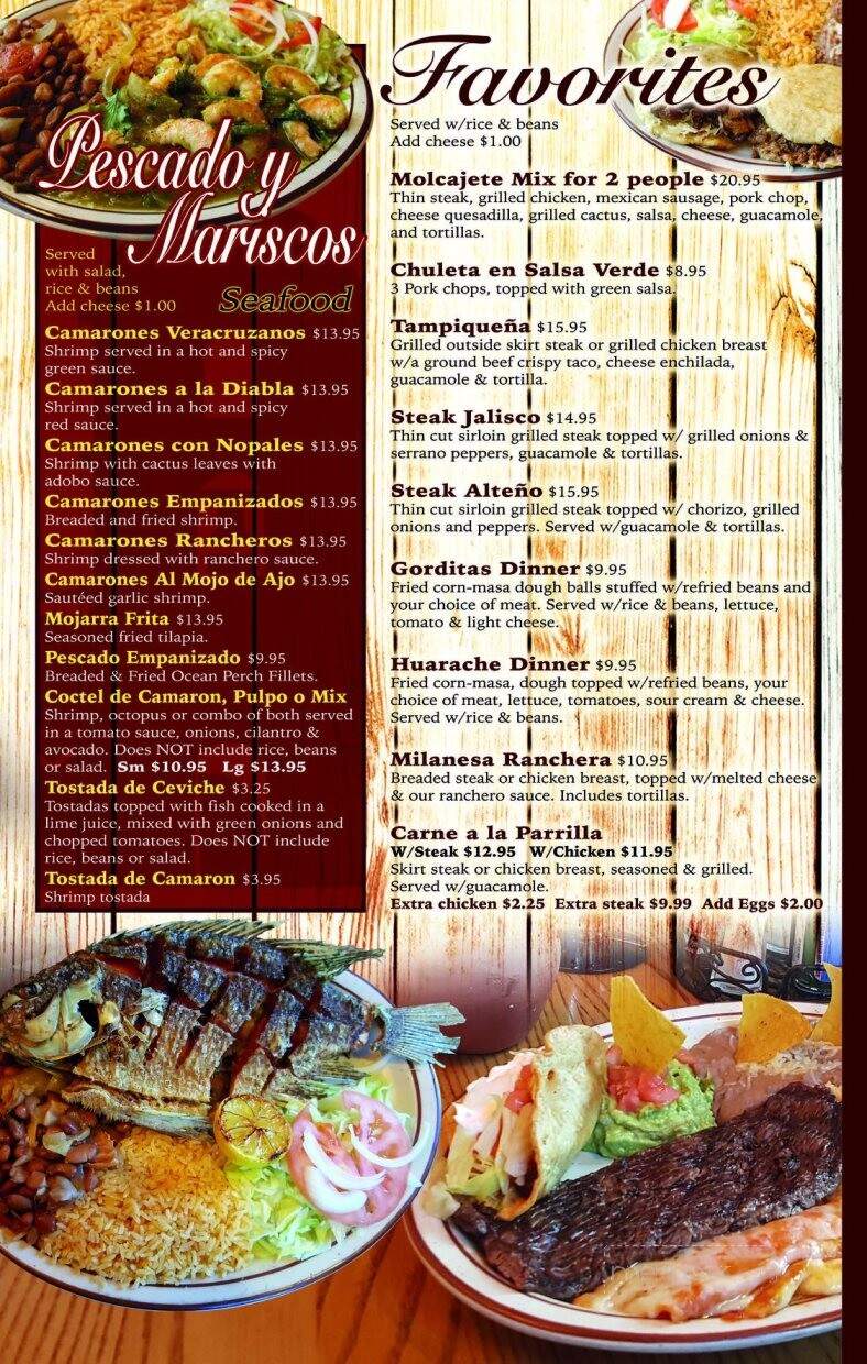 Los Altos Restaurant - Detroit, MI menu_pic